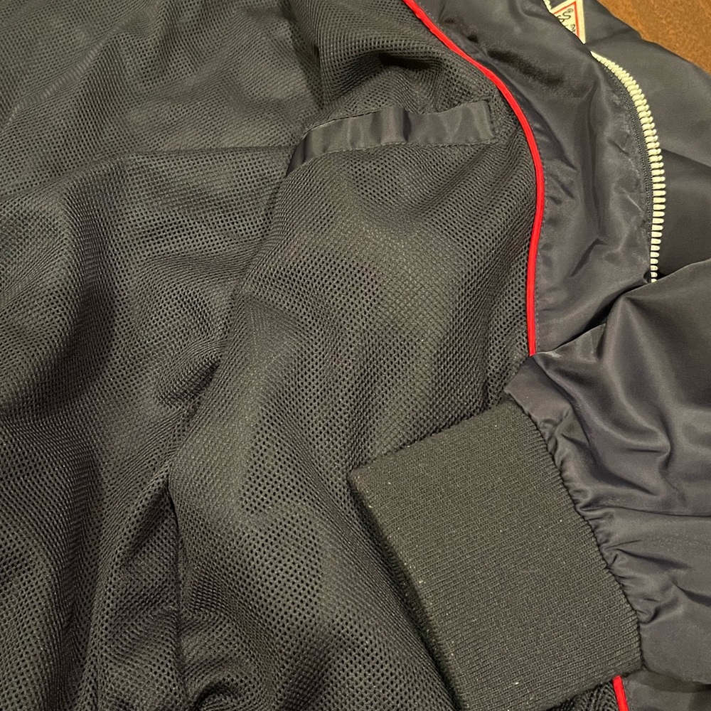 Guess Men Medium Zip Bomber Jacket - image 5